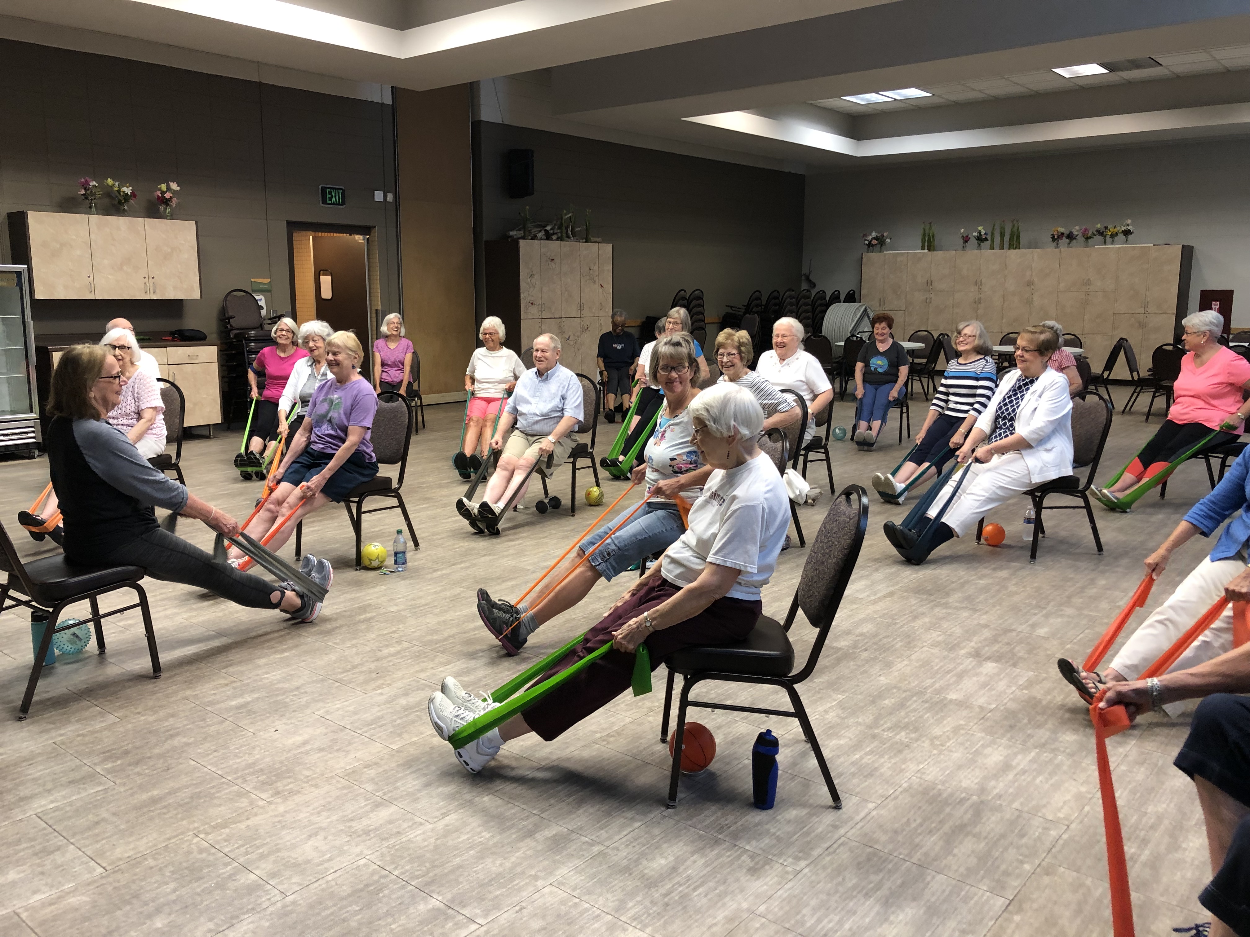 Free exercise class for seniors hot sale